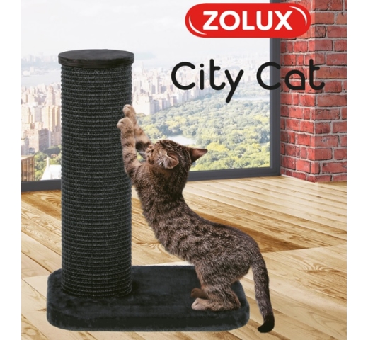 Rascador Zolux arbre city cat gris Animal Sapiens